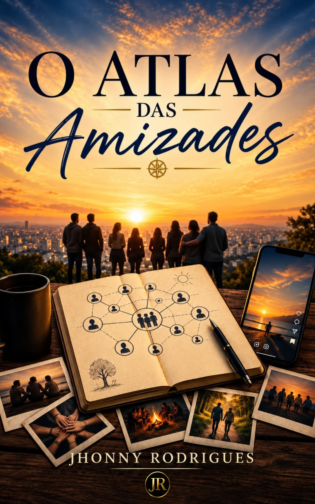 Capa oficial de O Atlas das Amizades
